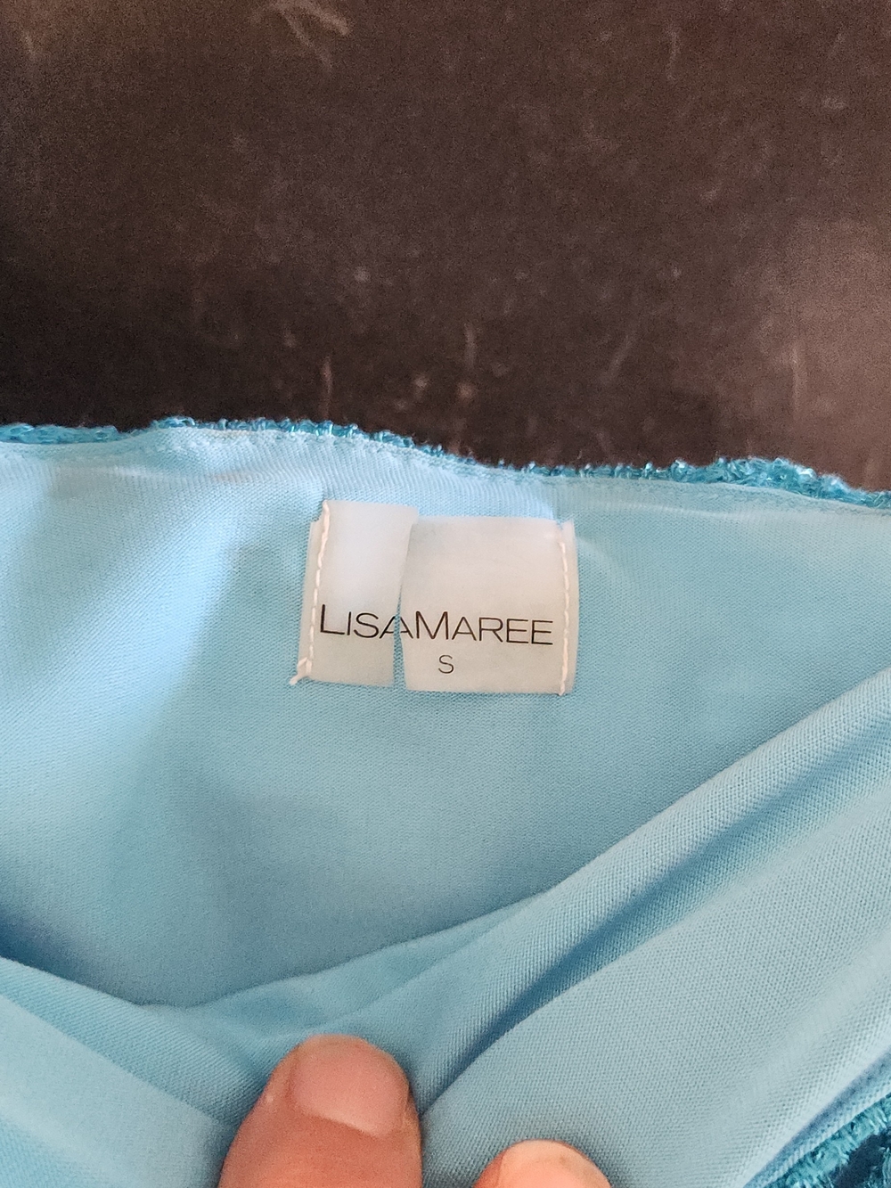 Lisa maree Turquoise Crochet Set Skirt - Picture 10 of 11